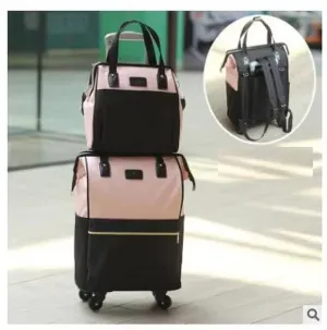 20 Inch Women Luggage Bag Trolley with Wheels