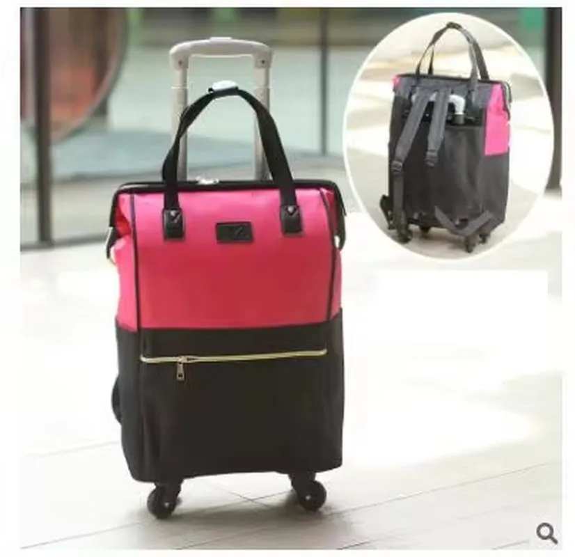 20 Inch Women Luggage Bag Trolley with Wheels