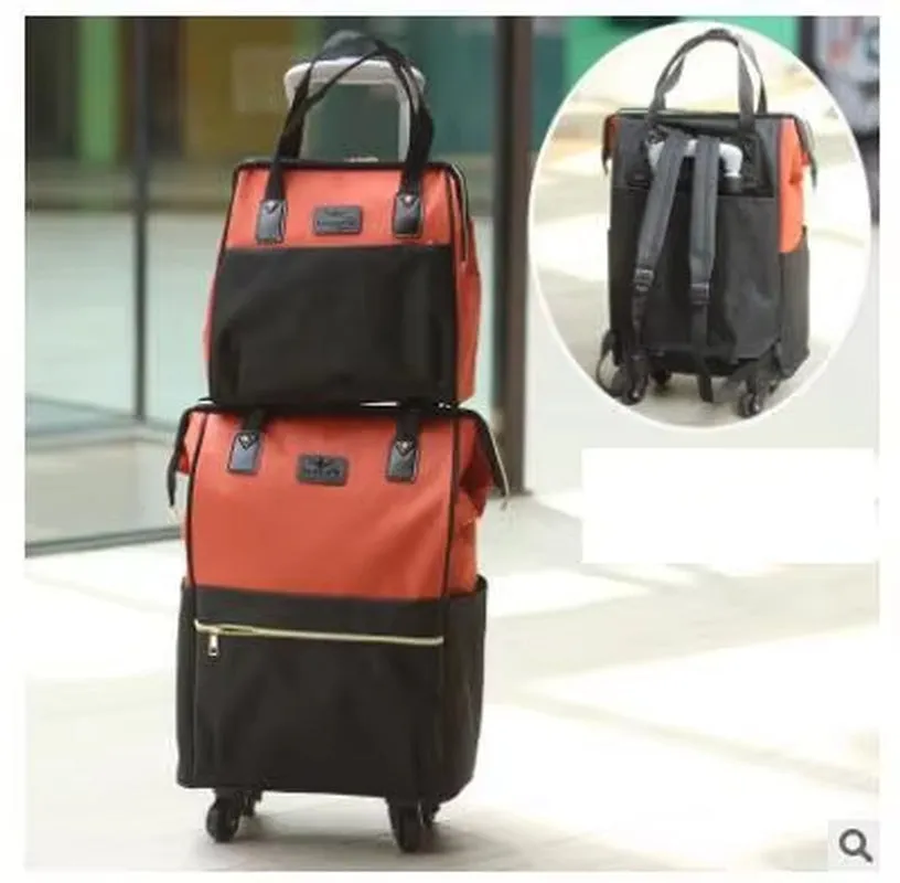 20 Inch Women Luggage Bag Trolley with Wheels
