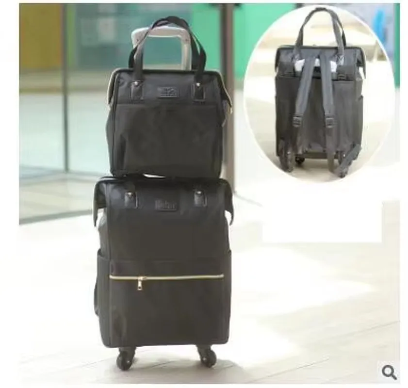 20 Inch Women Luggage Bag Trolley with Wheels