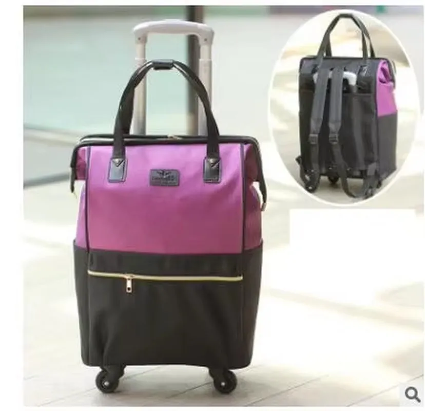 20 Inch Women Luggage Bag Trolley with Wheels