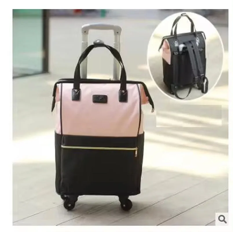 20 Inch Women Luggage Bag Trolley with Wheels
