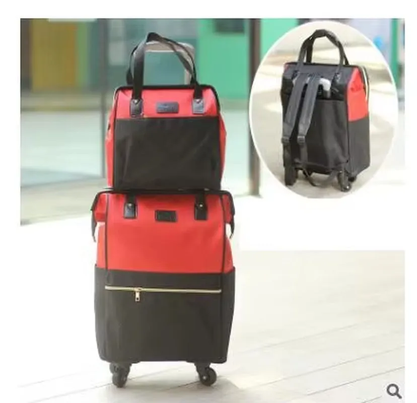20 Inch Women Luggage Bag Trolley with Wheels