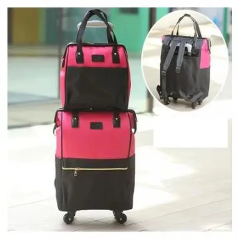 20 Inch Women Luggage Bag Trolley with Wheels