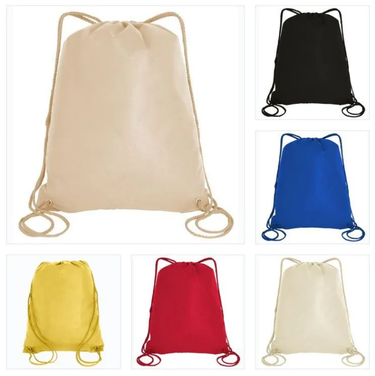 350 ct Economical Drawstring Bag / Large Size Wholesale Backpacks - By Case