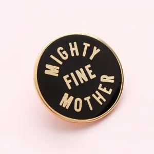 Alphabet Bags -Mighty Fine Mother -Enamel Pin