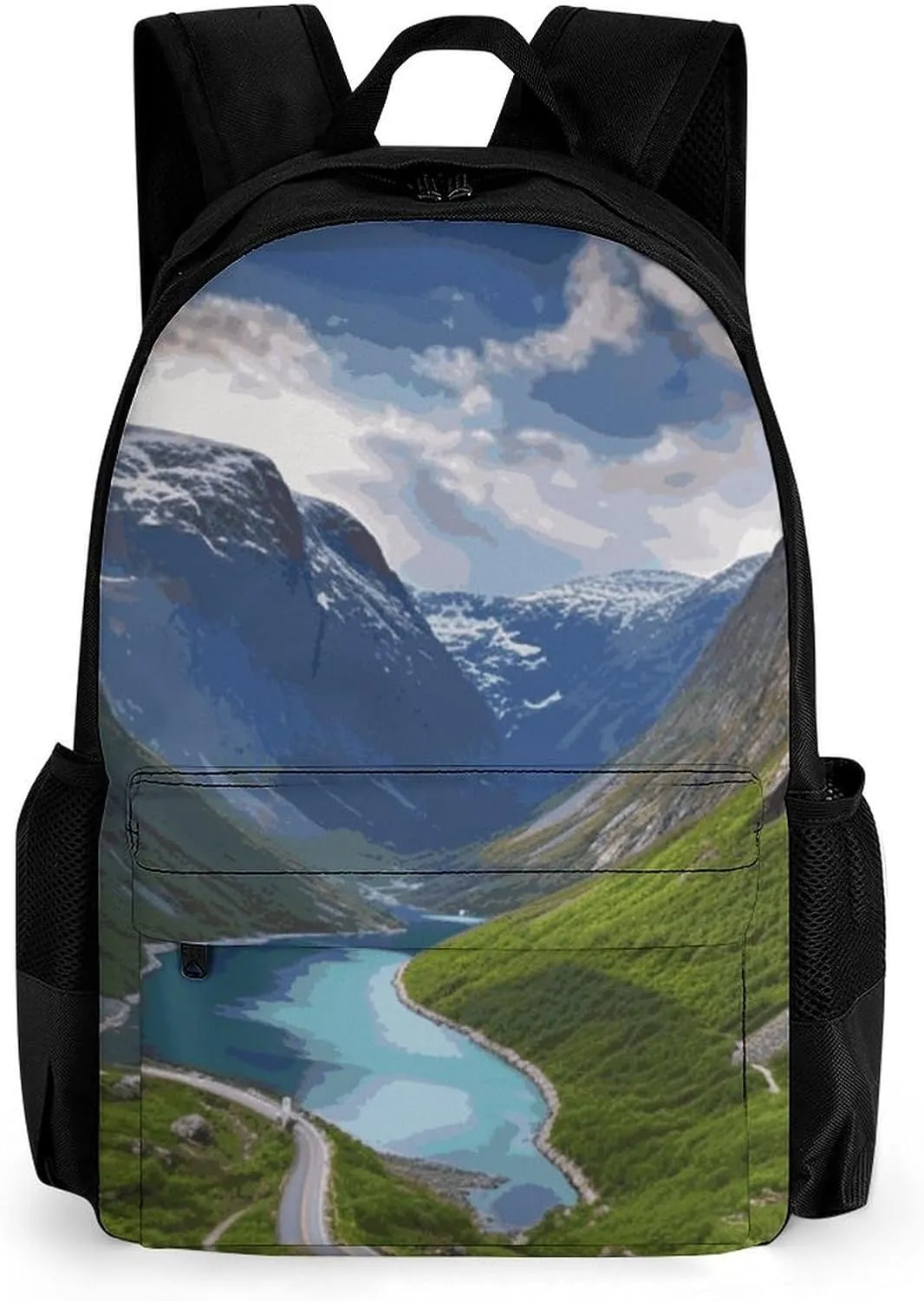 Backpacks for Women Men Travel Backpack Cute Casual Daypack Hiking Backpack Norwegian Fjords Laptop Bag
