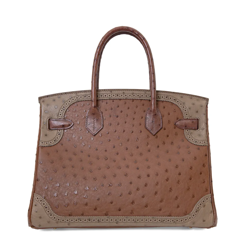 Birkin 30 Exotic Tri-Colour Ghillies PBHW