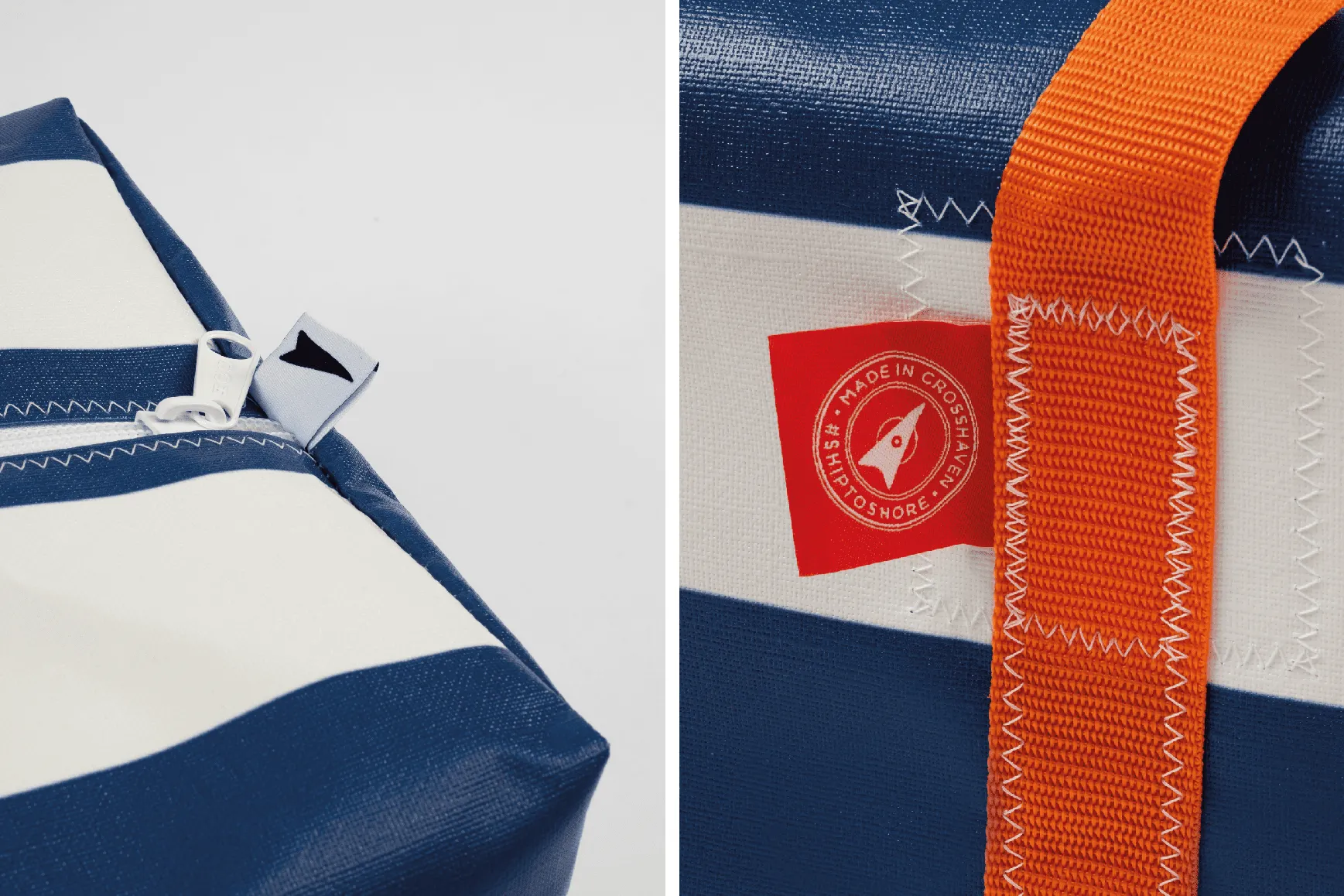 Blue Large Holdall (50L) - Classic Stripe