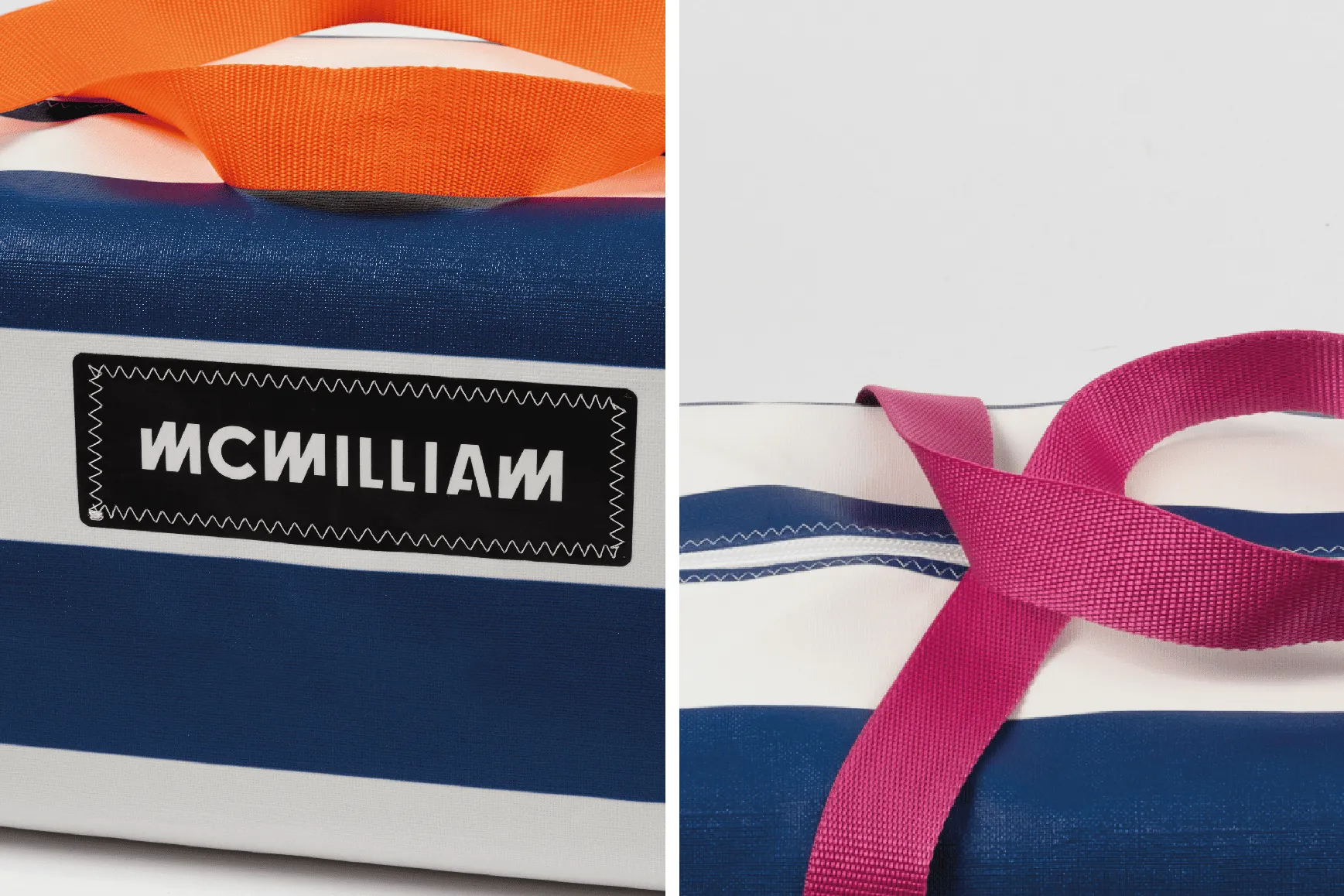Blue Medium Holdall (42L) - Classic Stripe
