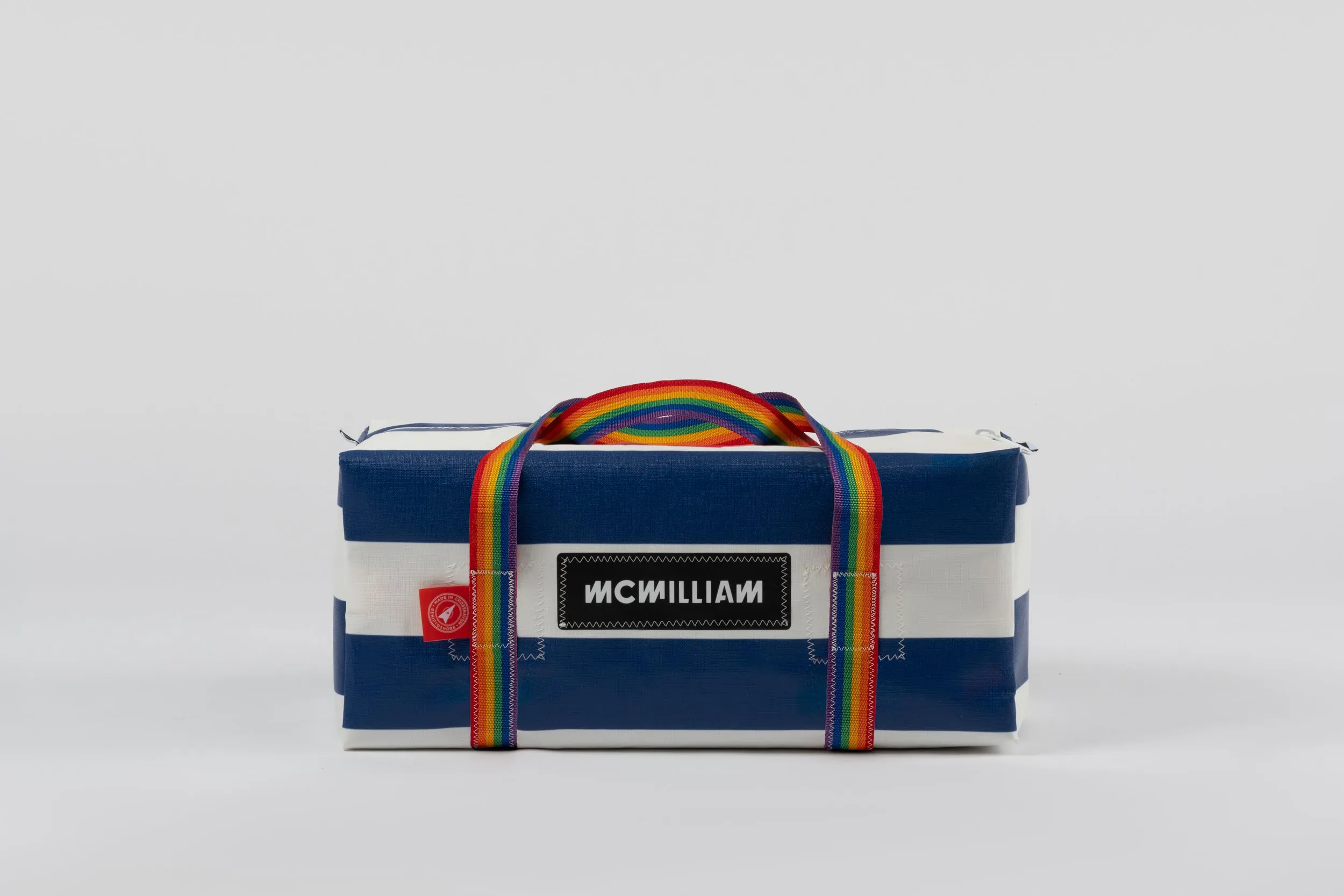 Blue Medium Holdall (42L) - Classic Stripe