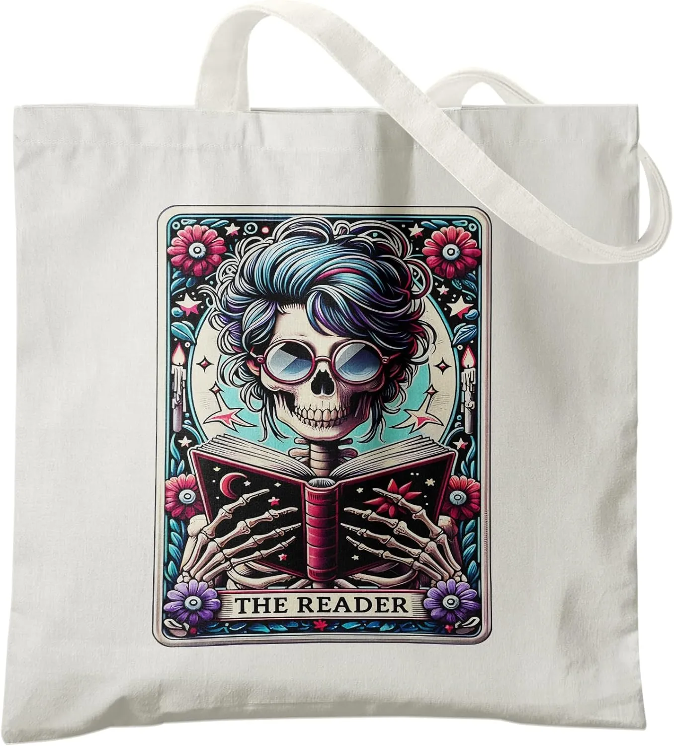 Book Canvas Tote Bag for Women Book Lovers,Reusable Shopping Bags Grocery Bags, Readers Bookworm Gift Ideas