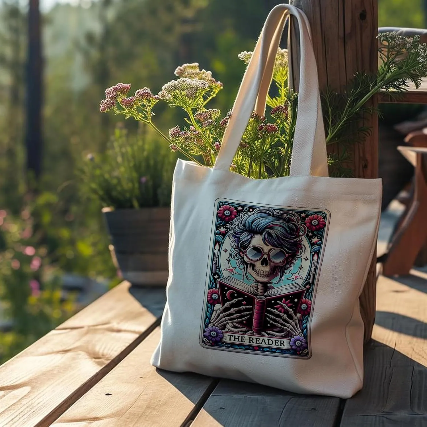 Book Canvas Tote Bag for Women Book Lovers,Reusable Shopping Bags Grocery Bags, Readers Bookworm Gift Ideas