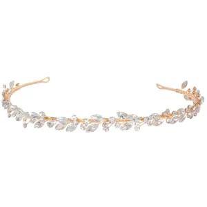 Bridesmaids Rose Gold Crystal Headband, 7644