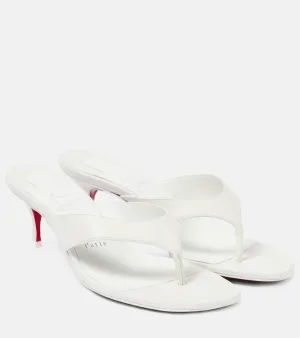 Christian Louboutin Raratonga 55 leather mules