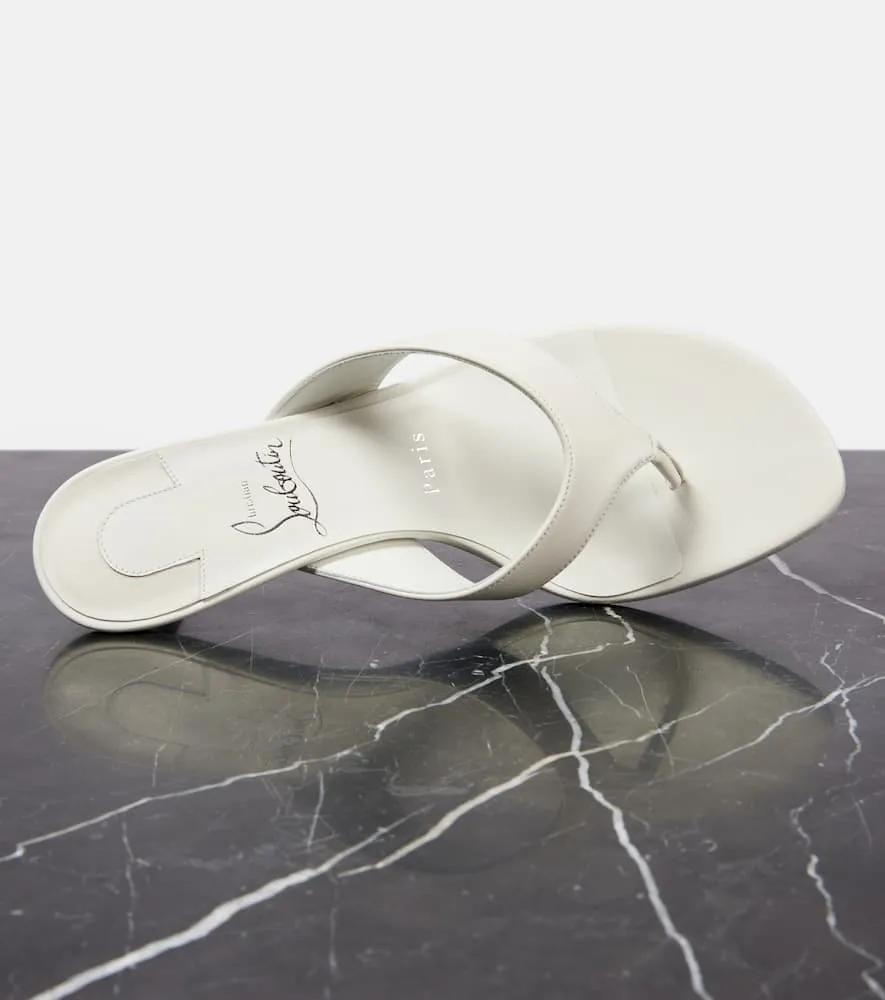 Christian Louboutin Raratonga 55 leather mules