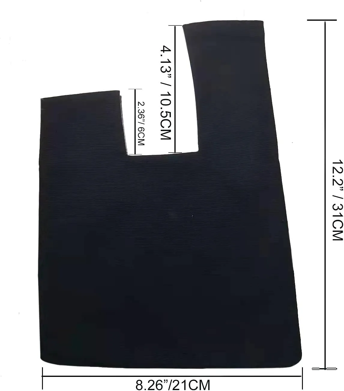 Cotton Canvas Plain Color Canvas Wrist Wristlet Handbag Sleeve Knot Pouch Portable Purse Tote Gift Bag