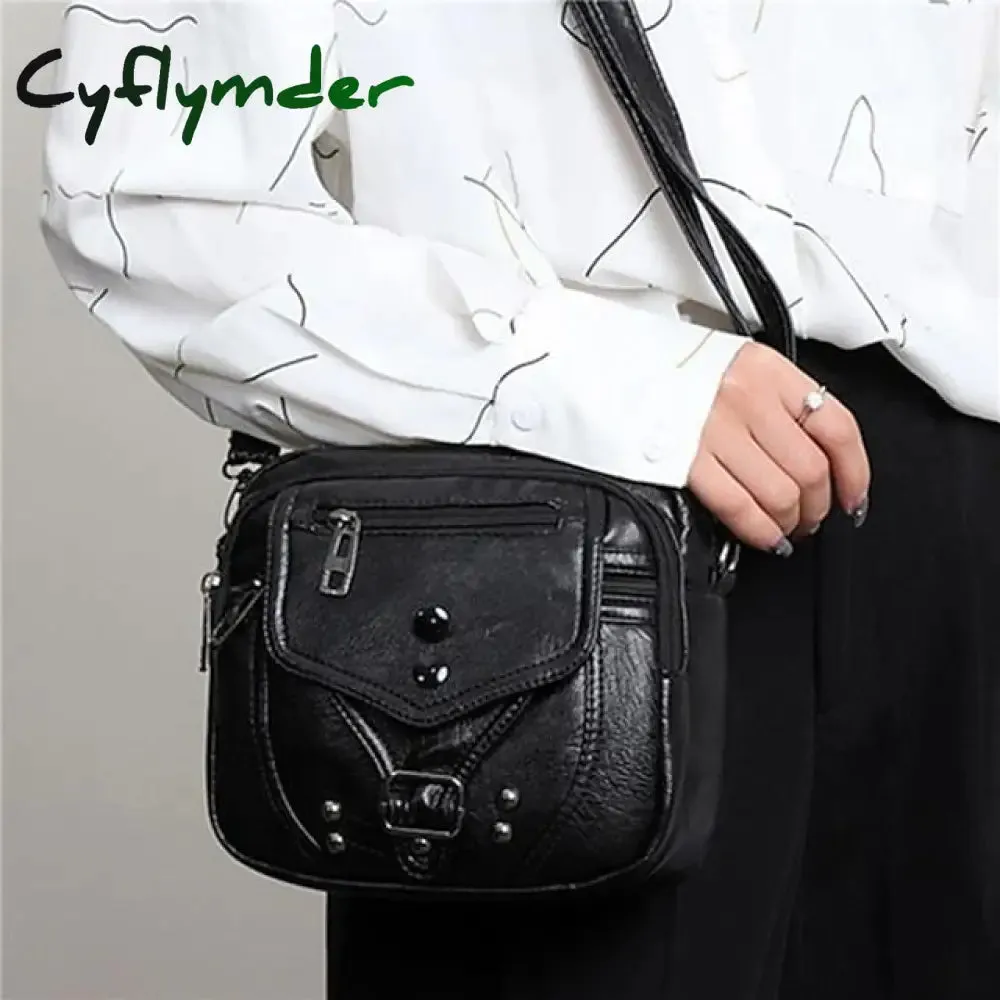 Cyflymder Fashion Cross Body Bag Women Handbags Bags PU Leather Purses and Handbags Vintage Designer Bag Crossbody Bags