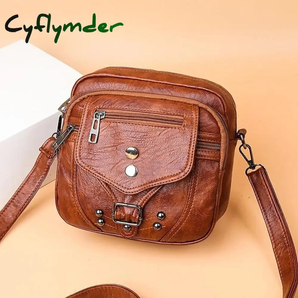 Cyflymder Fashion Cross Body Bag Women Handbags Bags PU Leather Purses and Handbags Vintage Designer Bag Crossbody Bags