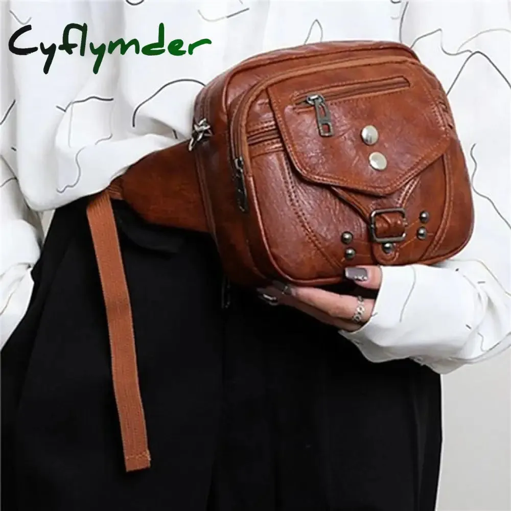 Cyflymder Fashion Cross Body Bag Women Handbags Bags PU Leather Purses and Handbags Vintage Designer Bag Crossbody Bags
