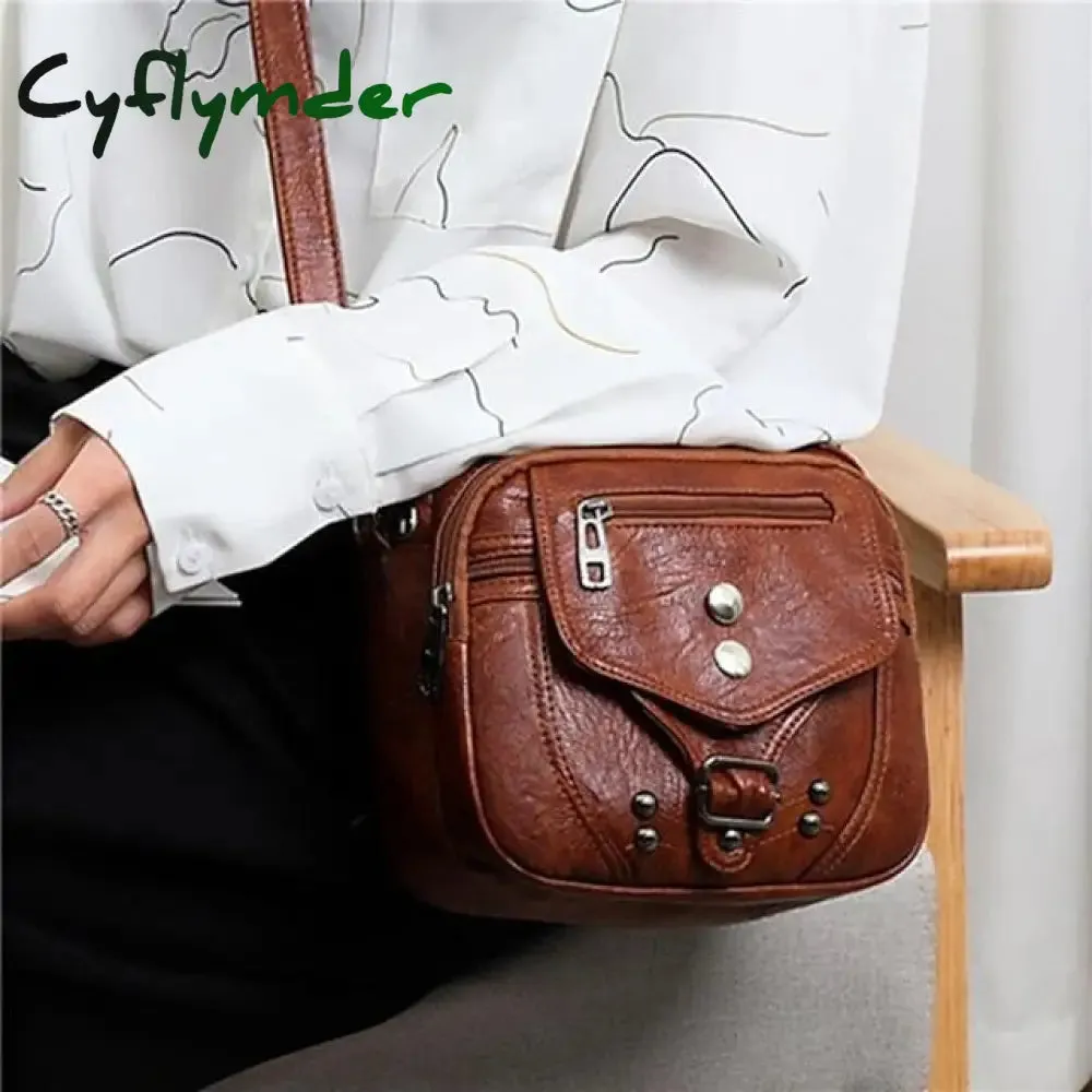 Cyflymder Fashion Cross Body Bag Women Handbags Bags PU Leather Purses and Handbags Vintage Designer Bag Crossbody Bags