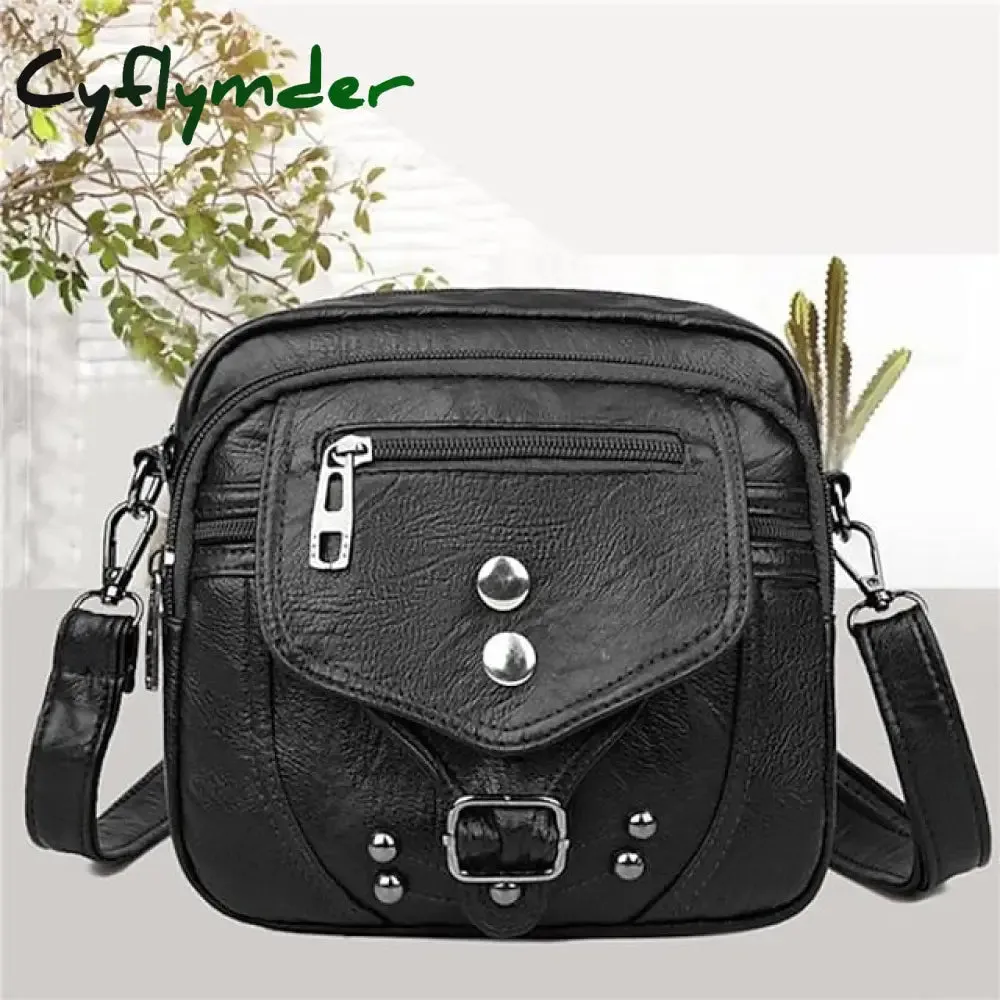 Cyflymder Fashion Cross Body Bag Women Handbags Bags PU Leather Purses and Handbags Vintage Designer Bag Crossbody Bags