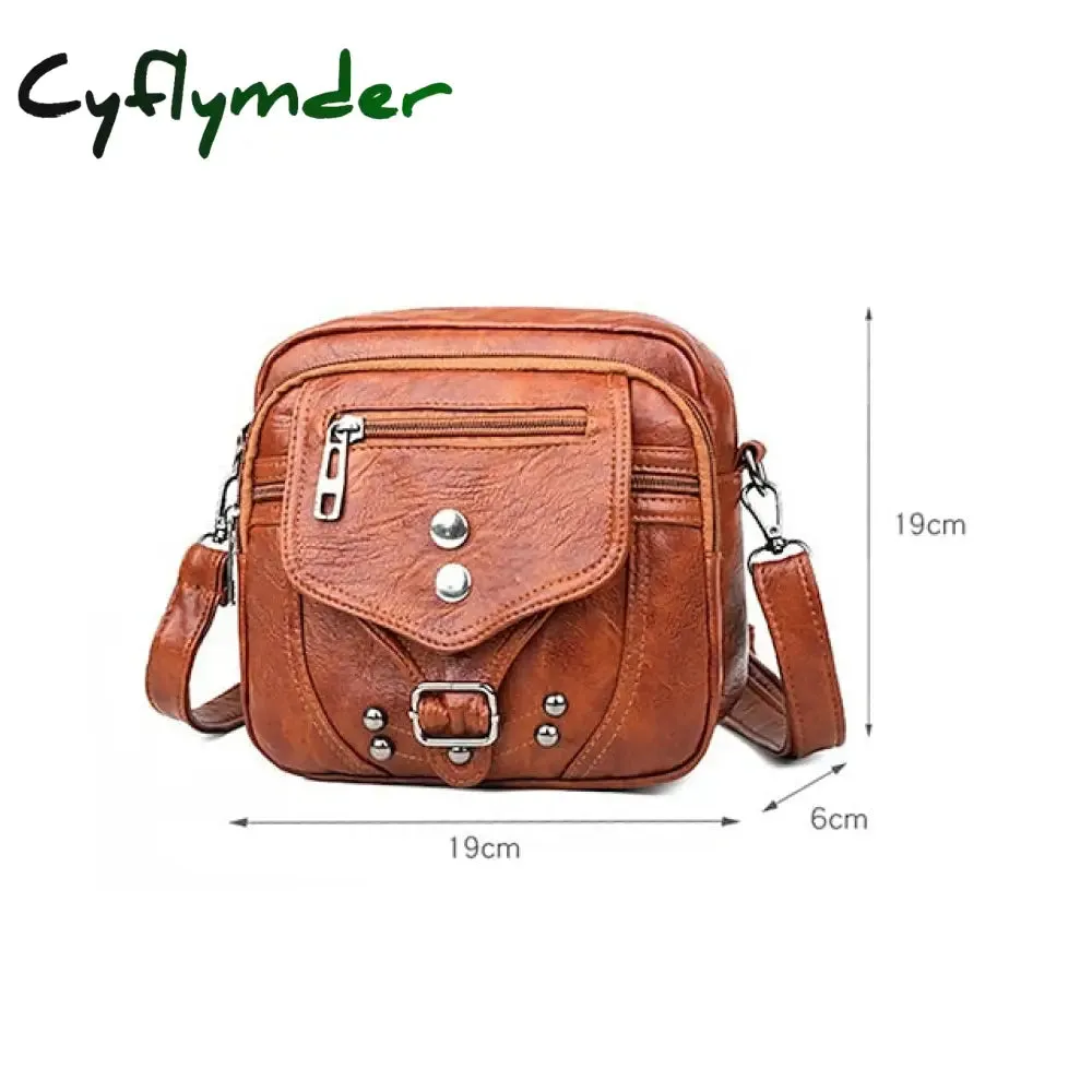 Cyflymder Fashion Cross Body Bag Women Handbags Bags PU Leather Purses and Handbags Vintage Designer Bag Crossbody Bags