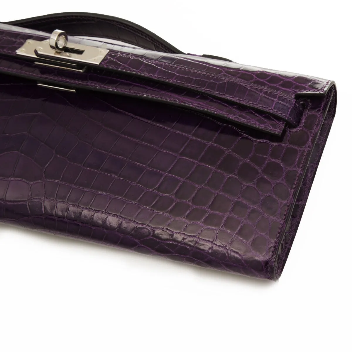 Exotic Kelly Cut Clutch