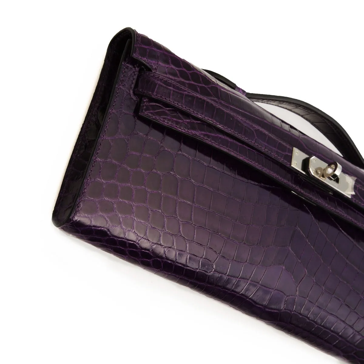 Exotic Kelly Cut Clutch