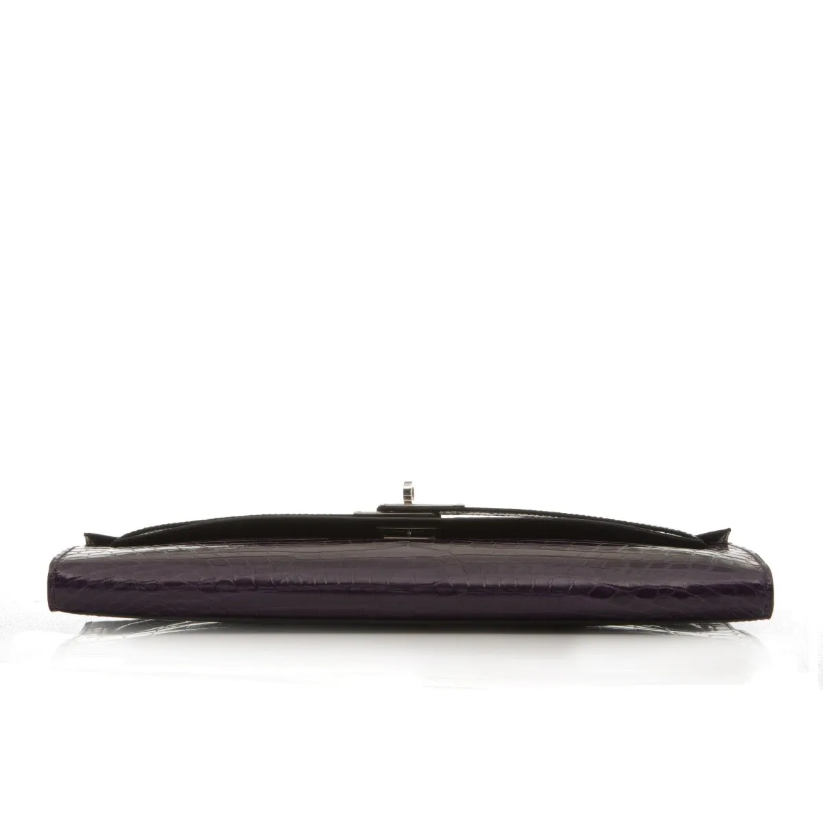Exotic Kelly Cut Clutch