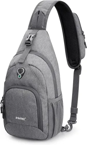 G4Free RFID Sling Bag Crossbody Backpack Small Chest Shoulder Bag Hiking Outdoor