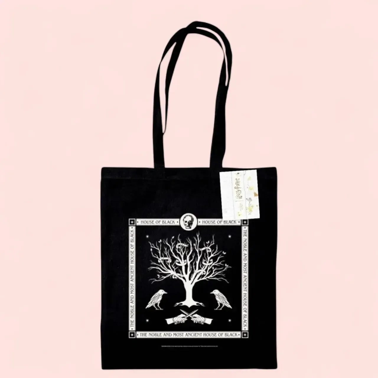 Harry Potter (House Of Black) Black Tote Bag