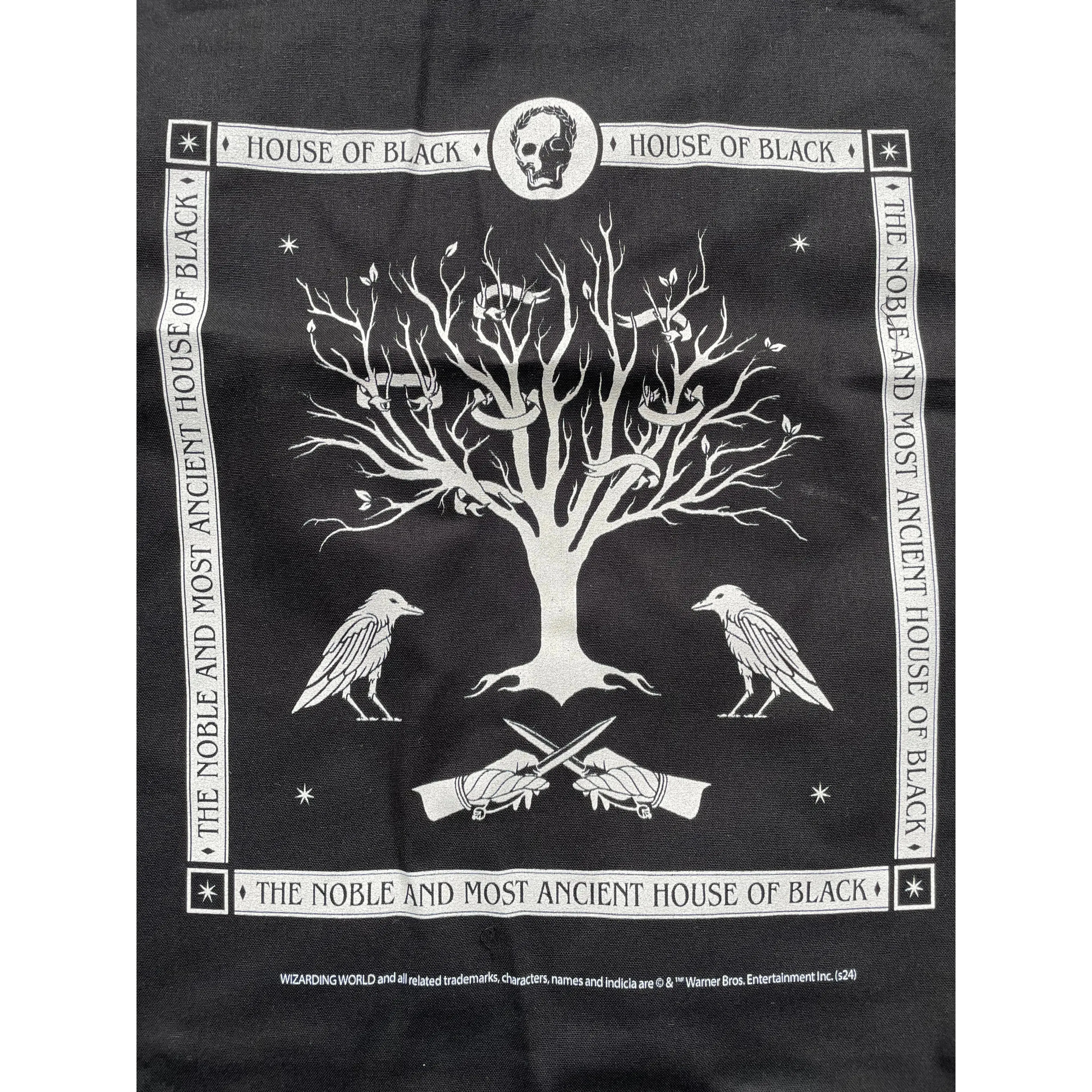 Harry Potter (House Of Black) Black Tote Bag