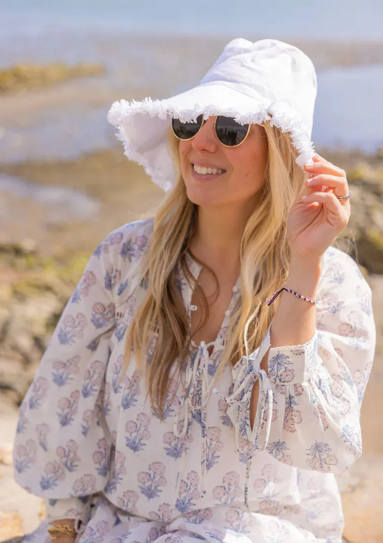 Hat Attack Canvas Packable Hat - White