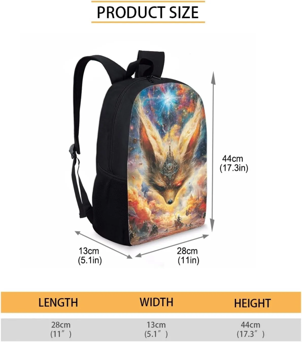 Hawapod Fennec Fox Bookbag For Preschool Teenager Laptop School Bags Middle Travel School Backpack
