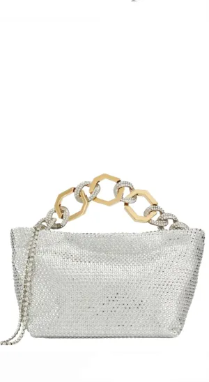 Jessie Silver Crystal Bag