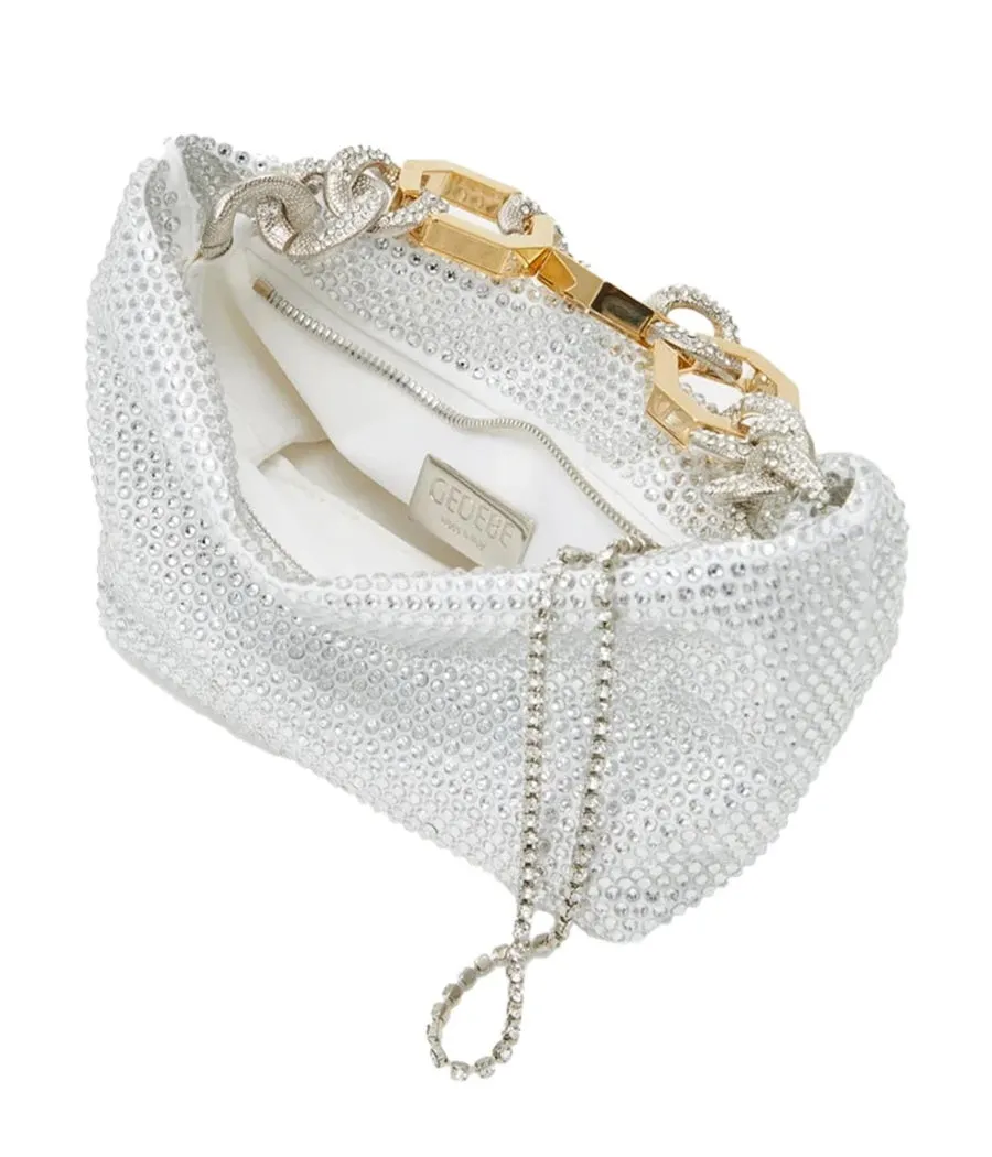 Jessie Silver Crystal Bag