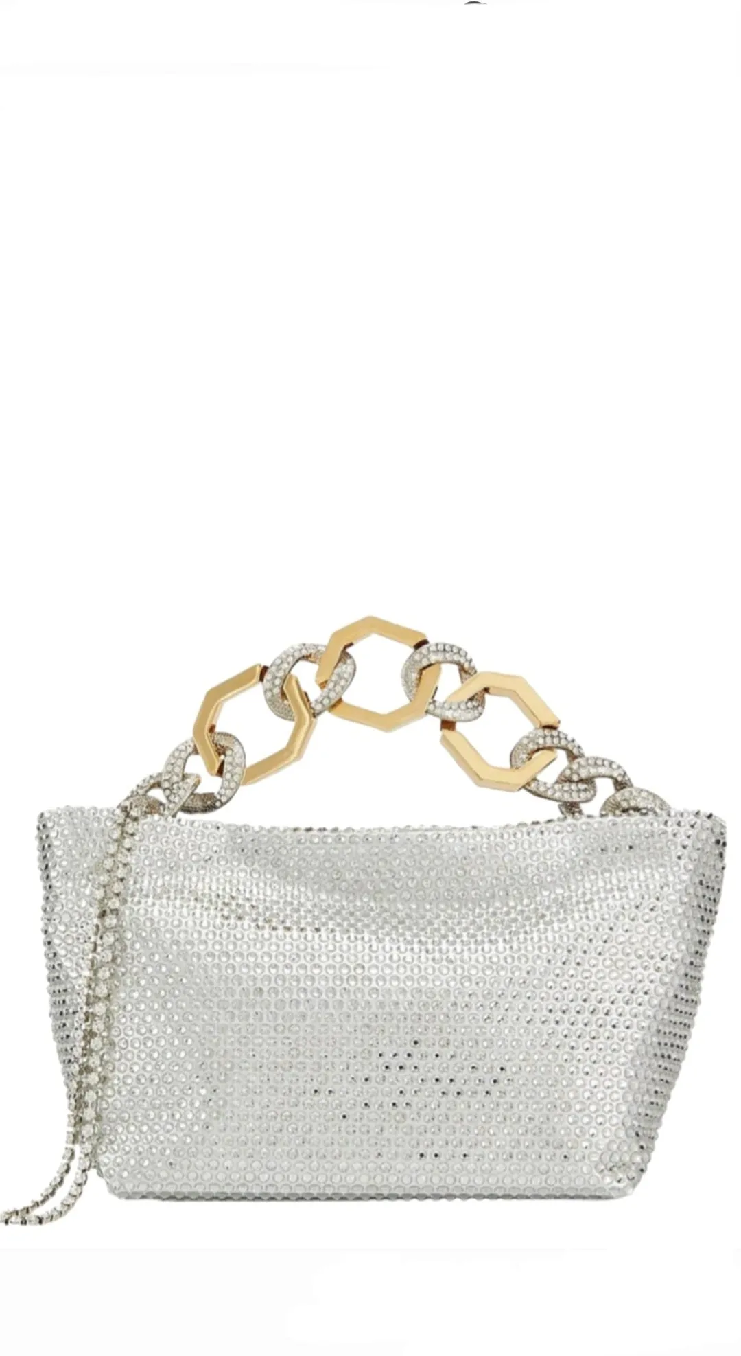 Jessie Silver Crystal Bag