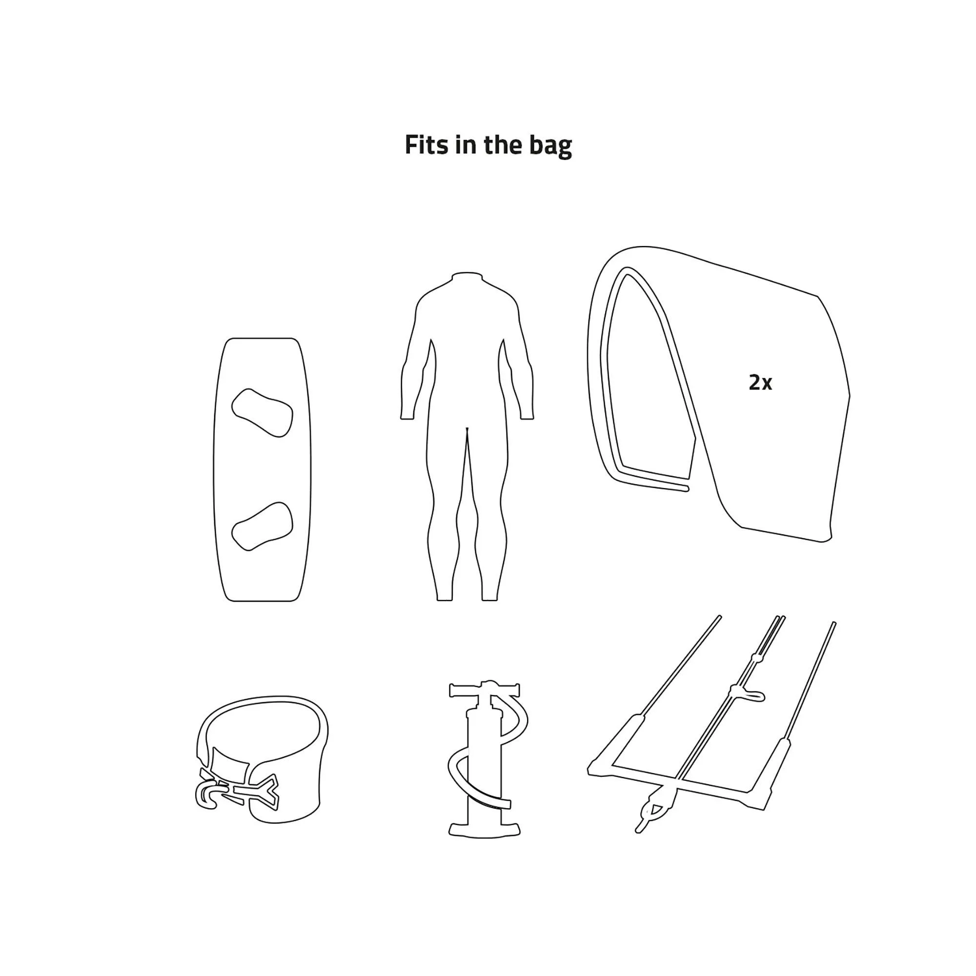 Kitesurf Boardbag Golf Ultralight