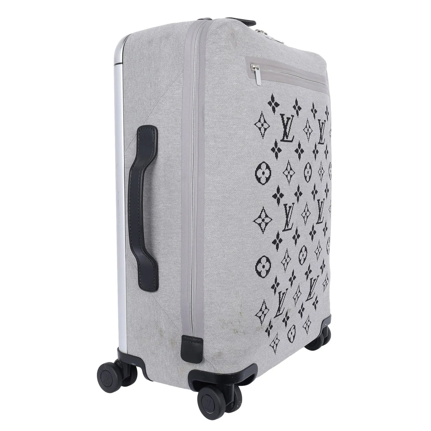 Knit Monogram Horizon Soft 55 Suitcase Grey
