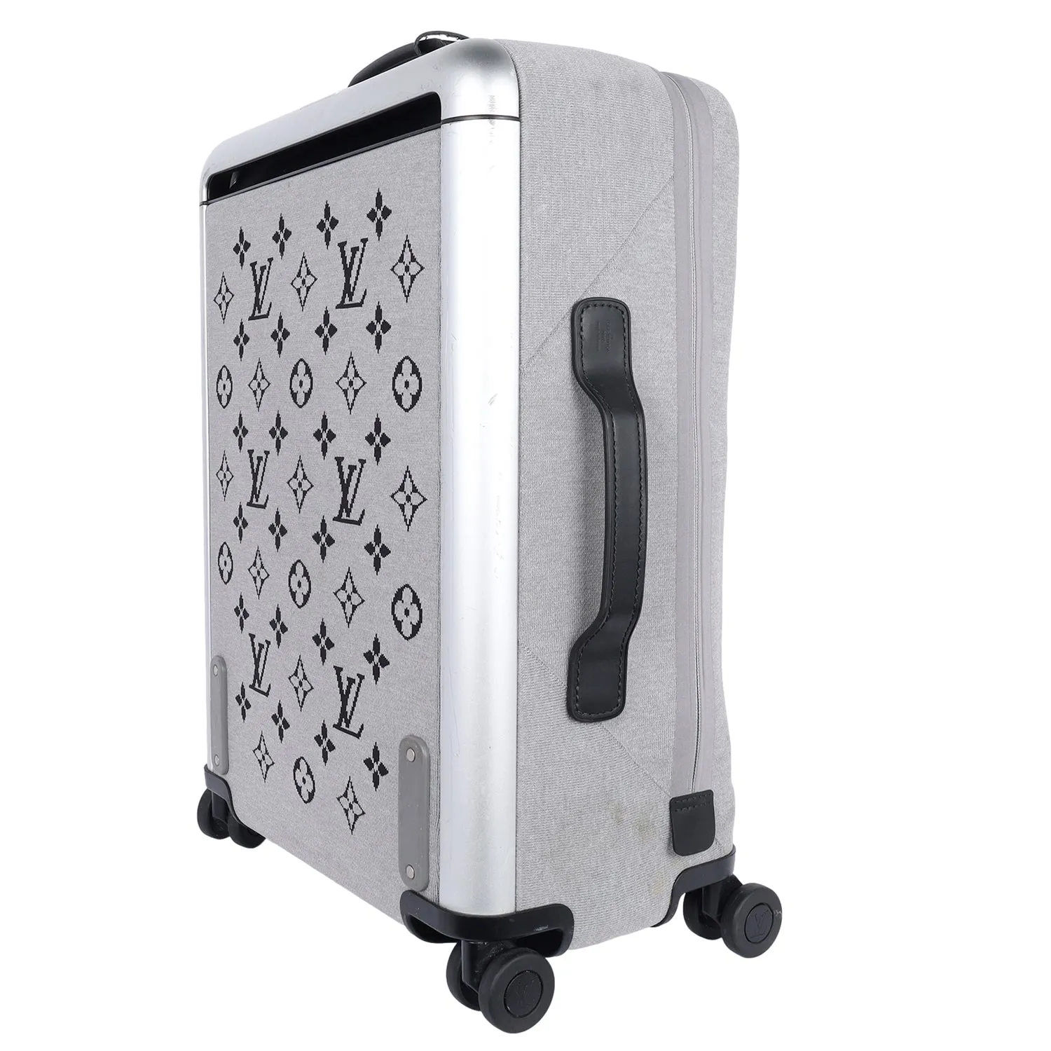 Knit Monogram Horizon Soft 55 Suitcase Grey