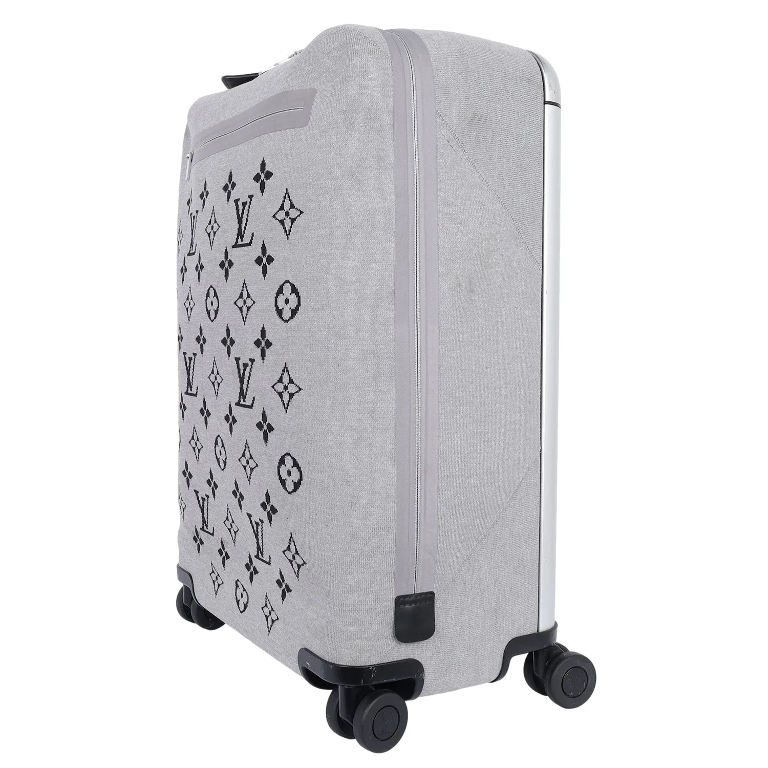 Knit Monogram Horizon Soft 55 Suitcase Grey