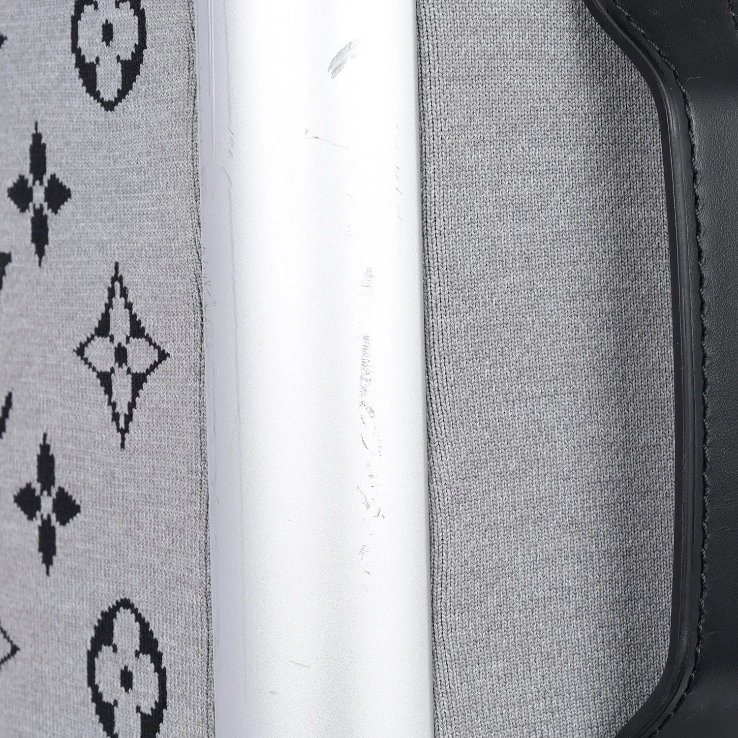 Knit Monogram Horizon Soft 55 Suitcase Grey