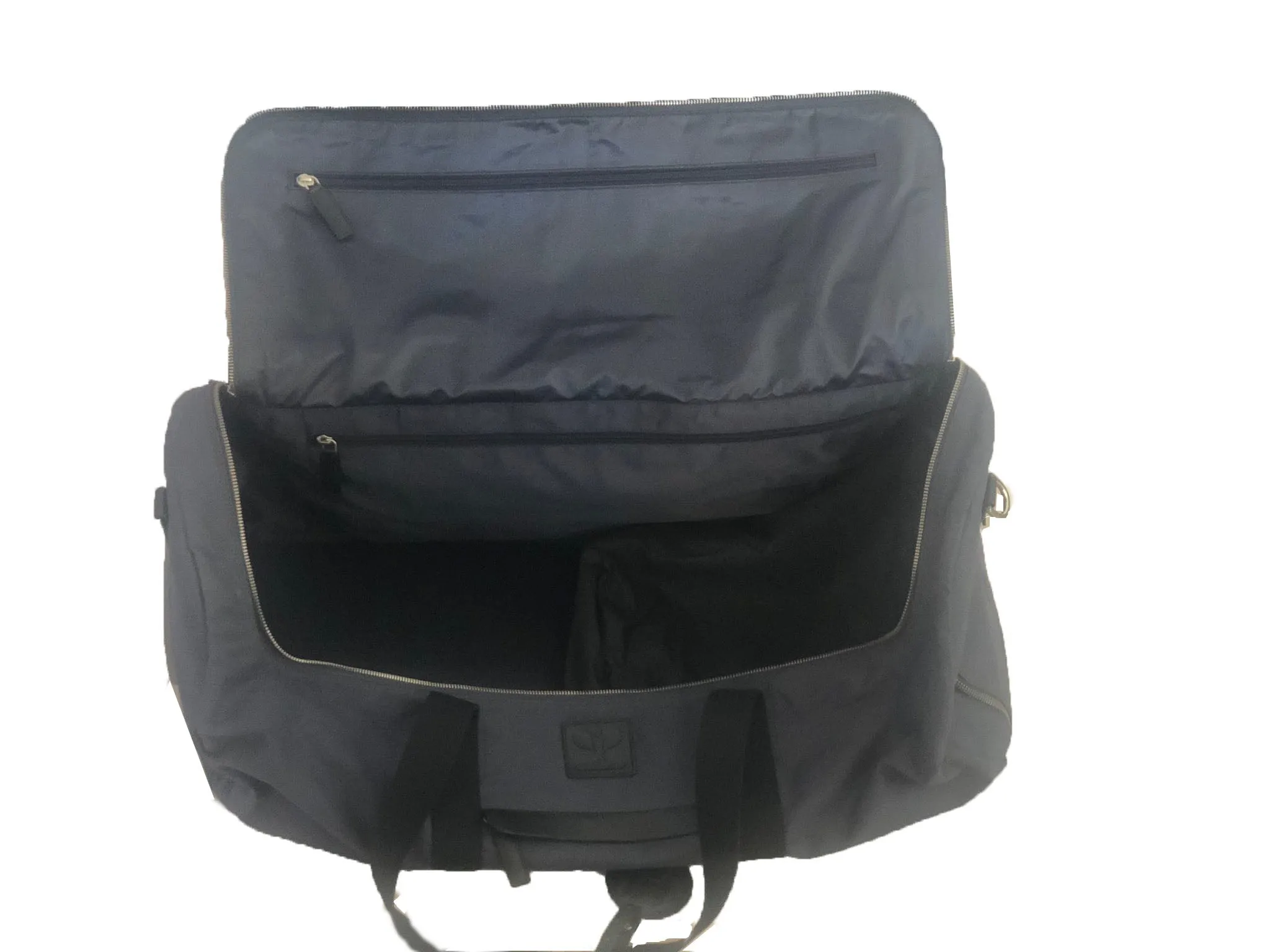 Large Duffle Weekend Bag Blue