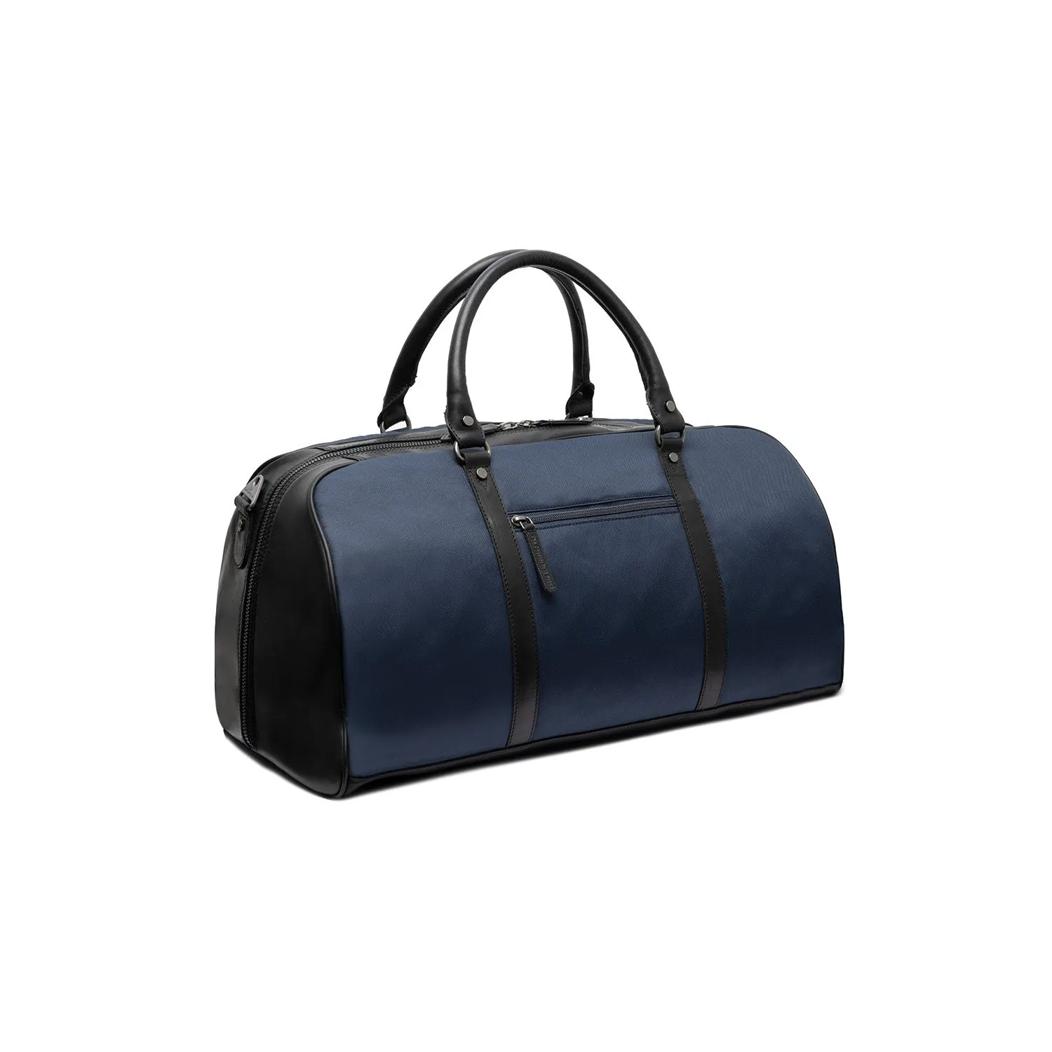 Leather Weekend Bag Navy Tornio