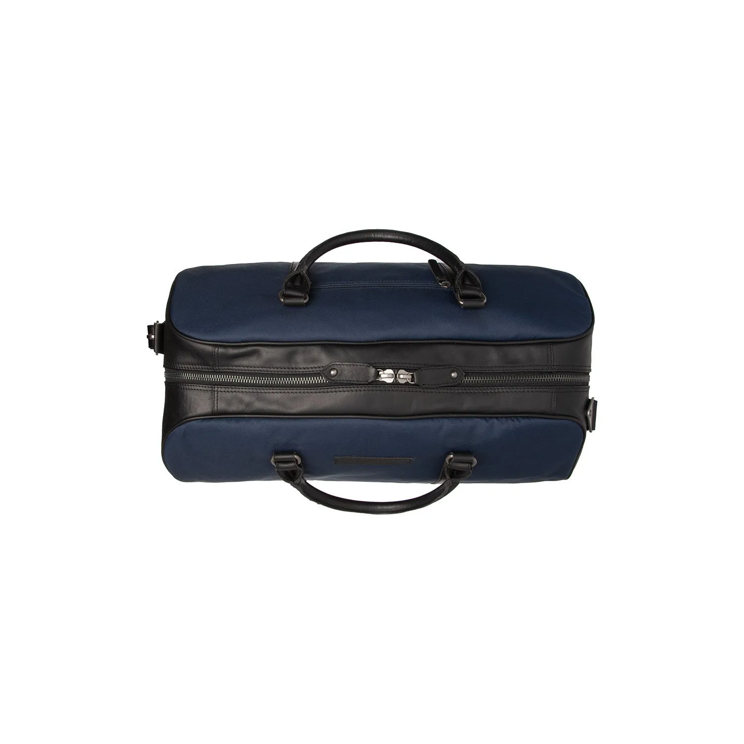 Leather Weekend Bag Navy Tornio