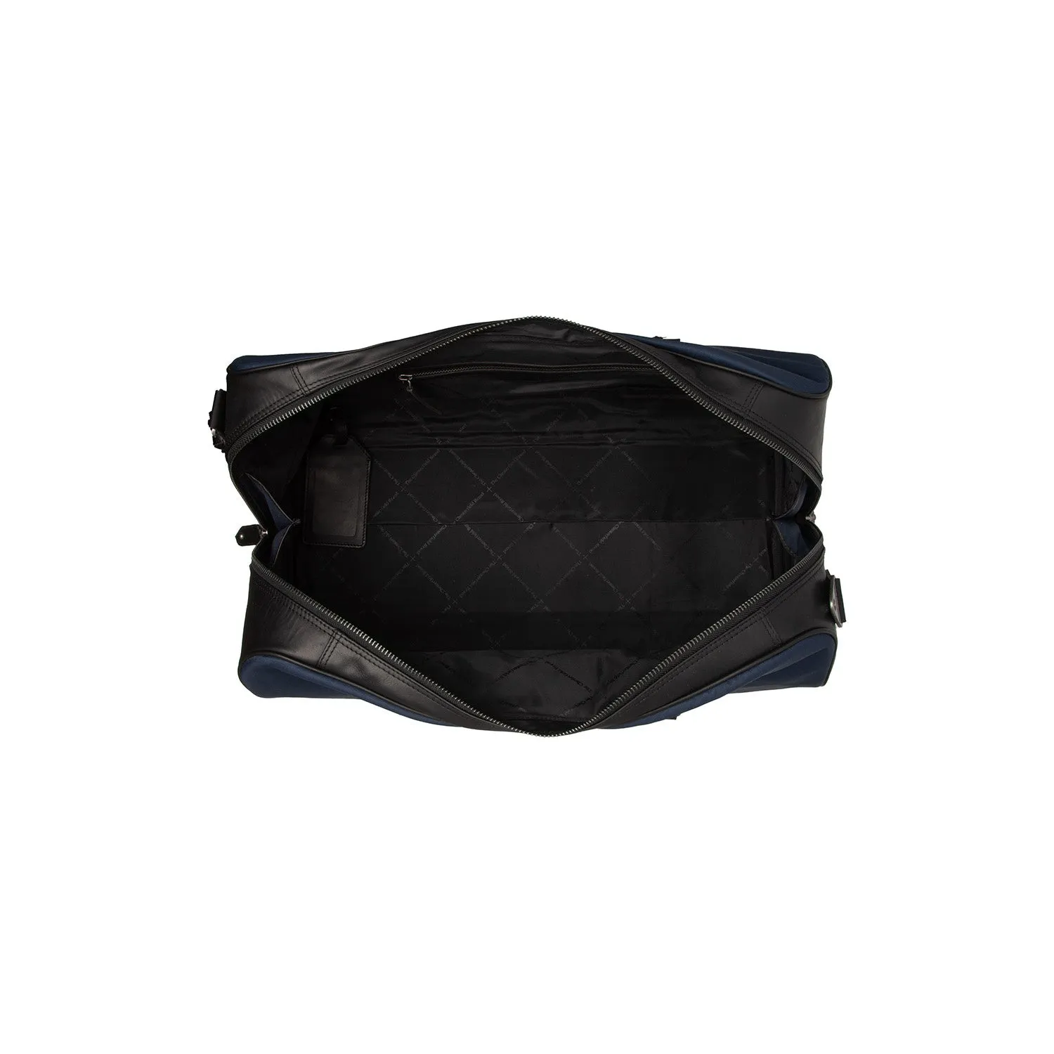 Leather Weekend Bag Navy Tornio