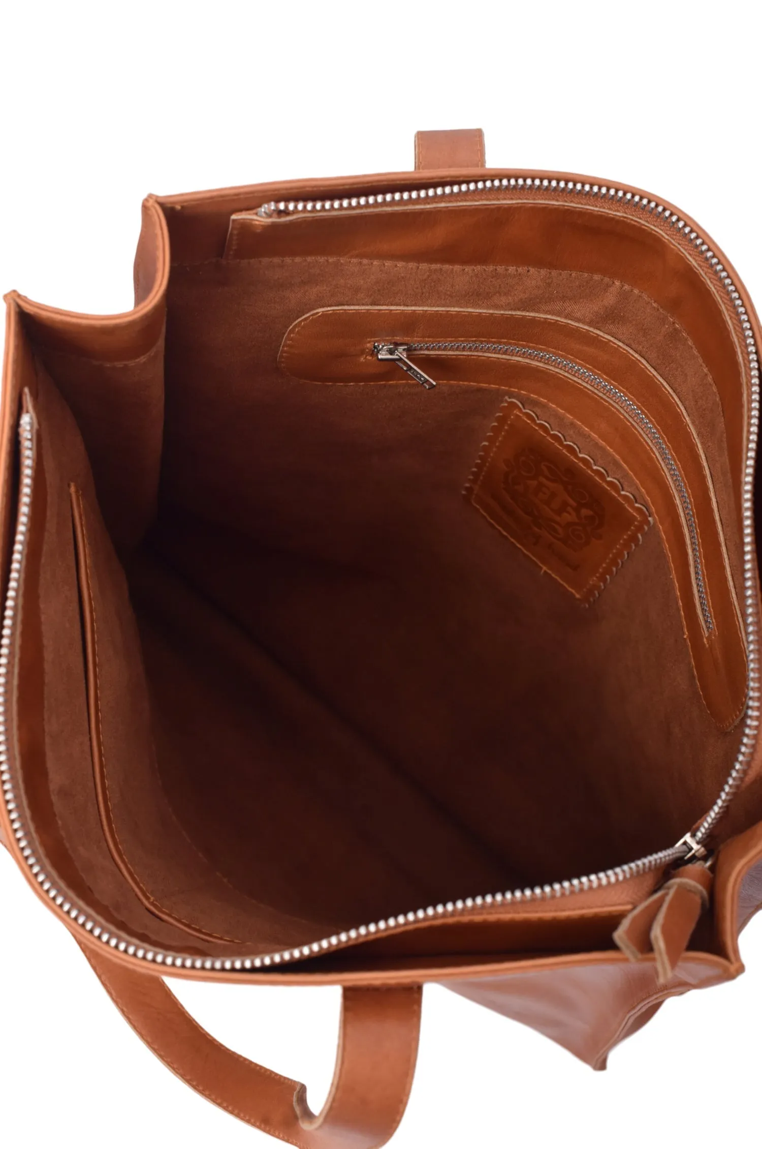 Lifestyle Leather Tote Bag by ELF