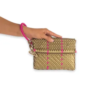 Maria Victoria Toucan Handwoven Tote Wristlet GP