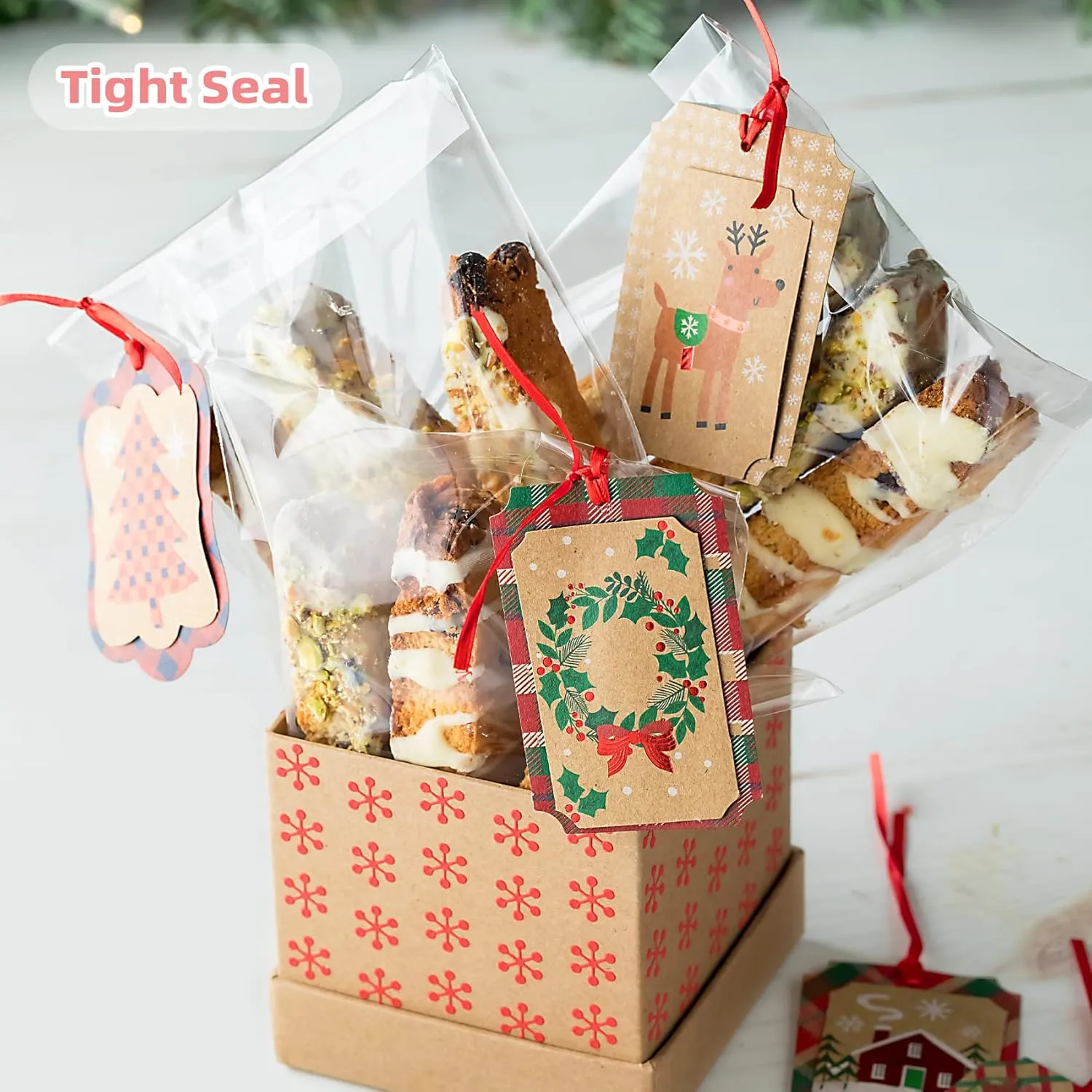 Morepack Self Sealing Cellophane Bags Self Adhesive,6x12 Inches Clear Resealable Cellophane Bags 200 Pieces